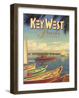 Key West Florida-Kerne Erickson-Framed Premium Giclee Print