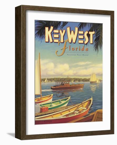 Key West Florida-Kerne Erickson-Framed Premium Giclee Print