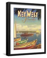 Key West Florida-Kerne Erickson-Framed Premium Giclee Print