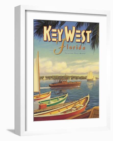 Key West Florida-Kerne Erickson-Framed Premium Giclee Print