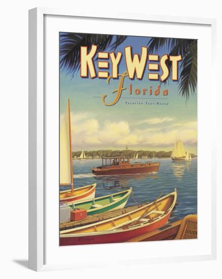 Key West Florida-Kerne Erickson-Framed Premium Giclee Print