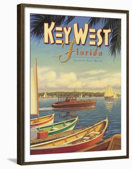 Key West Florida-Kerne Erickson-Framed Art Print