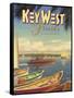 Key West Florida-Kerne Erickson-Framed Stretched Canvas