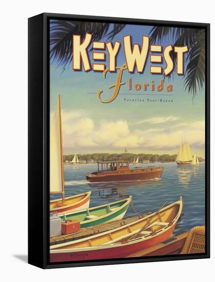 Key West Florida-Kerne Erickson-Framed Stretched Canvas