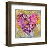 Key West Heart-null-Framed Art Print