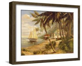 Key West Hideaway-Enrique Bolo-Framed Premium Giclee Print