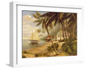 Key West Hideaway-Enrique Bolo-Framed Premium Giclee Print