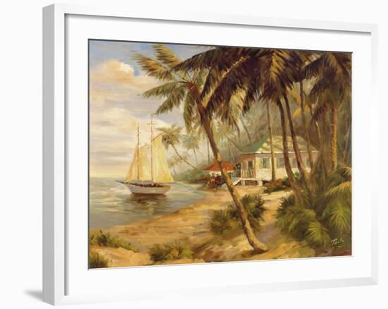 Key West Hideaway-Enrique Bolo-Framed Premium Giclee Print