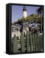 Key West Lighthouse, Key West, Florida, USA-Maresa Pryor-Framed Stretched Canvas