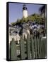 Key West Lighthouse, Key West, Florida, USA-Maresa Pryor-Framed Stretched Canvas