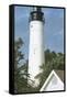 Key West Lighthouse-David Knowlton-Framed Stretched Canvas