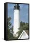 Key West Lighthouse-David Knowlton-Framed Stretched Canvas