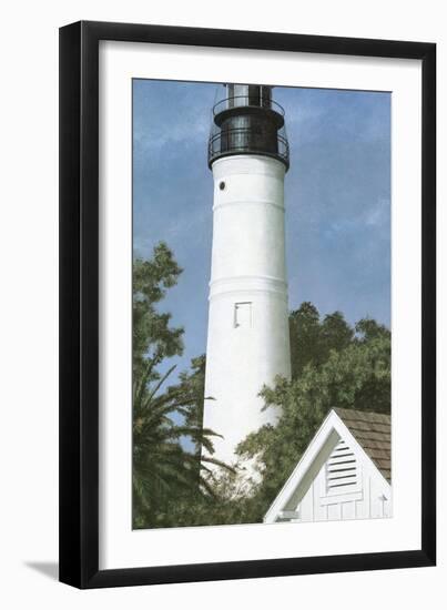 Key West Lighthouse-David Knowlton-Framed Giclee Print