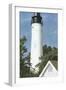 Key West Lighthouse-David Knowlton-Framed Giclee Print