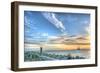 Key West Lone Figure Sunset-Robert Goldwitz-Framed Photographic Print