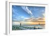 Key West Lone Figure Sunset-Robert Goldwitz-Framed Photographic Print