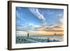 Key West Lone Figure Sunset-Robert Goldwitz-Framed Photographic Print