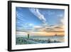 Key West Lone Figure Sunset-Robert Goldwitz-Framed Photographic Print