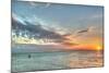 Key West Paddleboard Sunset-Robert Goldwitz-Mounted Photographic Print