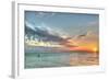 Key West Paddleboard Sunset-Robert Goldwitz-Framed Photographic Print