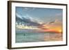 Key West Paddleboard Sunset-Robert Goldwitz-Framed Photographic Print