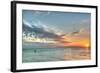 Key West Paddleboard Sunset-Robert Goldwitz-Framed Photographic Print