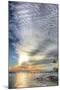 Key West Pier Sunset Vertical-Robert Goldwitz-Mounted Photographic Print