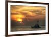 Key West Sport Fisher Sunset-Robert Goldwitz-Framed Photographic Print