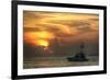 Key West Sport Fisher Sunset-Robert Goldwitz-Framed Photographic Print