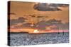 Key West Sunrise II-Robert Goldwitz-Stretched Canvas