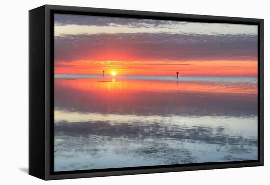 Key West Sunrise III-Robert Goldwitz-Framed Stretched Canvas
