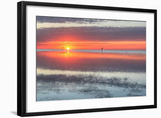 Key West Sunrise III-Robert Goldwitz-Framed Photographic Print