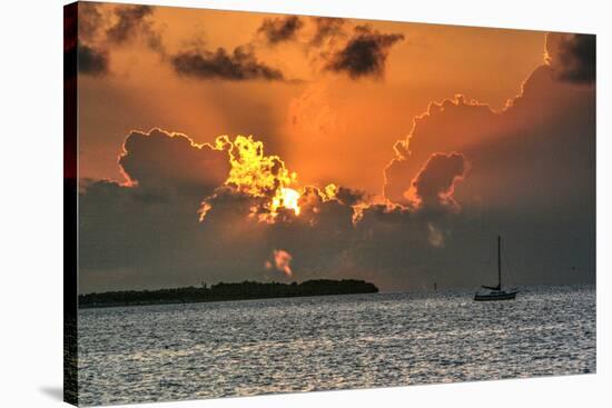 Key West Sunrise IV-Robert Goldwitz-Stretched Canvas