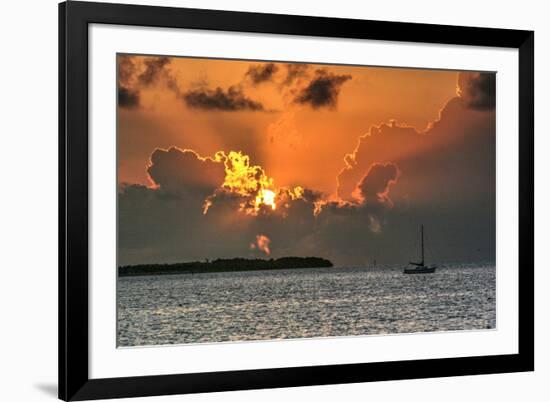 Key West Sunrise IV-Robert Goldwitz-Framed Photographic Print