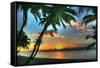 Key West Sunrise VII-Robert Goldwitz-Framed Stretched Canvas