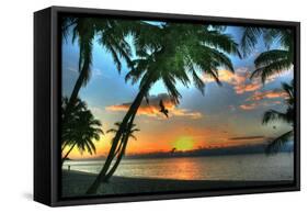 Key West Sunrise VII-Robert Goldwitz-Framed Stretched Canvas