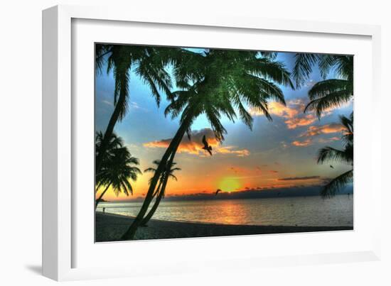 Key West Sunrise VII-Robert Goldwitz-Framed Photographic Print