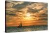 Key West Sunset II-Robert Goldwitz-Stretched Canvas