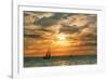 Key West Sunset II-Robert Goldwitz-Framed Photographic Print