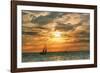 Key West Sunset II-Robert Goldwitz-Framed Photographic Print