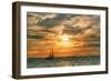Key West Sunset II-Robert Goldwitz-Framed Photographic Print