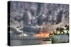 Key West Sunset IX-Robert Goldwitz-Stretched Canvas