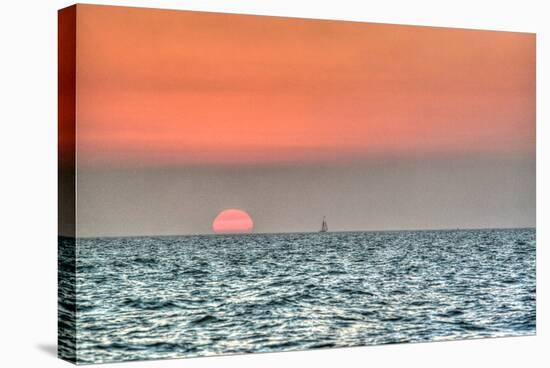 Key West Sunset X-Robert Goldwitz-Stretched Canvas