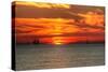 Key West Sunset XVI-Robert Goldwitz-Stretched Canvas