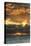 Key West Vertical with Schooner-Robert Goldwitz-Stretched Canvas