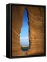 Keyhole Arch, Monument Rocks National Natural Area, Kansas, USA-Charles Gurche-Framed Stretched Canvas