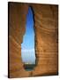 Keyhole Arch, Monument Rocks National Natural Area, Kansas, USA-Charles Gurche-Stretched Canvas