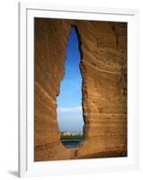 Keyhole Arch, Monument Rocks National Natural Area, Kansas, USA-Charles Gurche-Framed Photographic Print