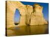 Keyhole of Monument Rocks, Kansas, USA-Chuck Haney-Stretched Canvas