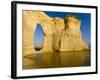 Keyhole of Monument Rocks, Kansas, USA-Chuck Haney-Framed Photographic Print